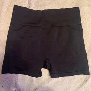PINK Black Spandex Shorts